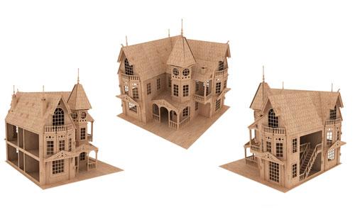 Fantasy Tower Dollhouse EPS with Instructions project preview