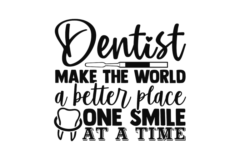 Dentist Smile Quote SVG, DXF and EPS project preview