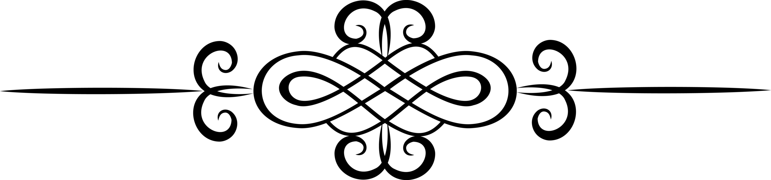 Ornamental corner and trim vector design with scrolling flourishes